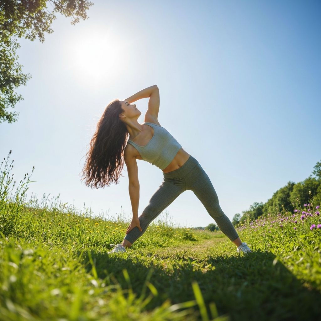 Person enjoying outdoor activity
